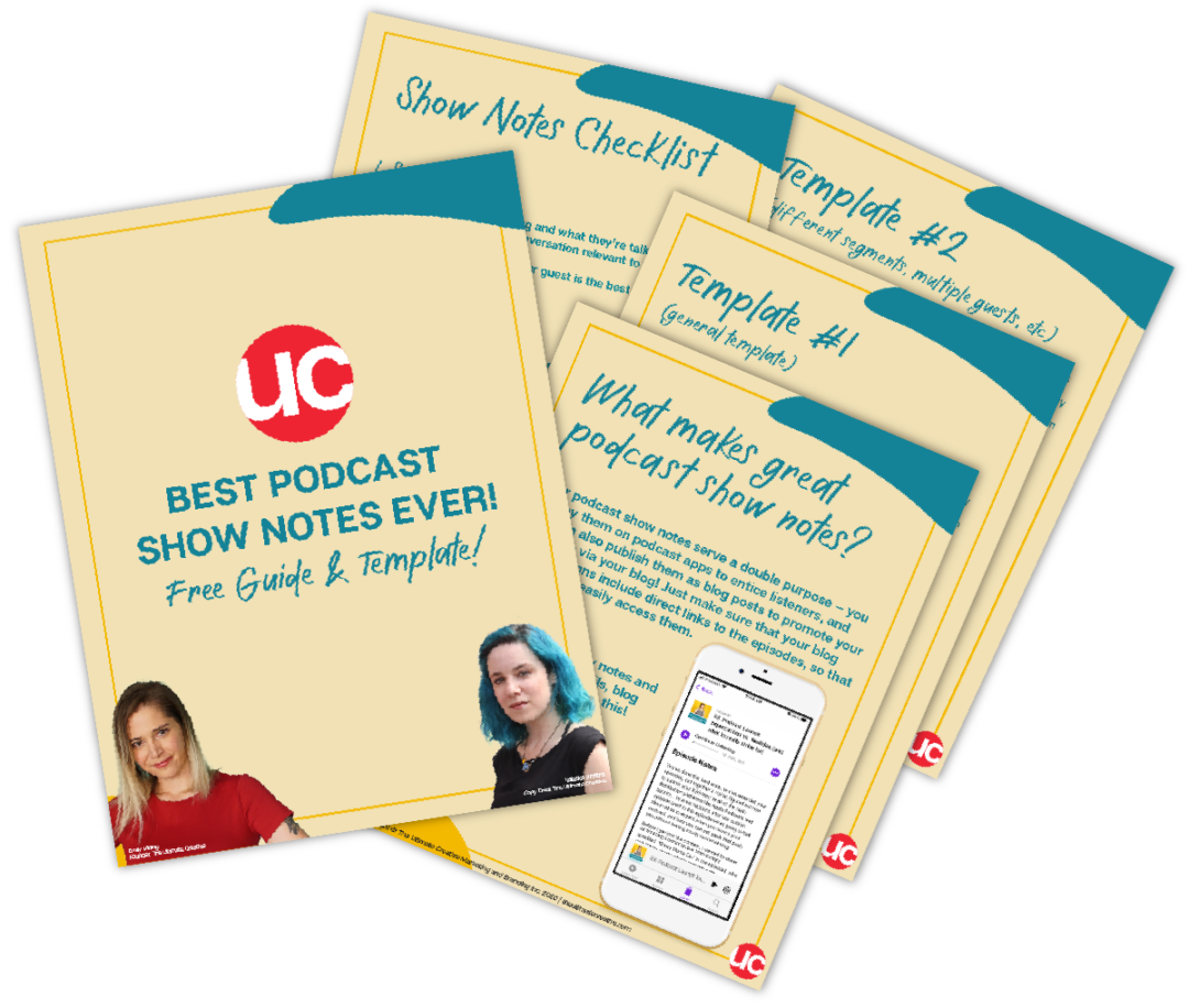 Free Podcast Show Notes Guide and Template The Ultimate Creative