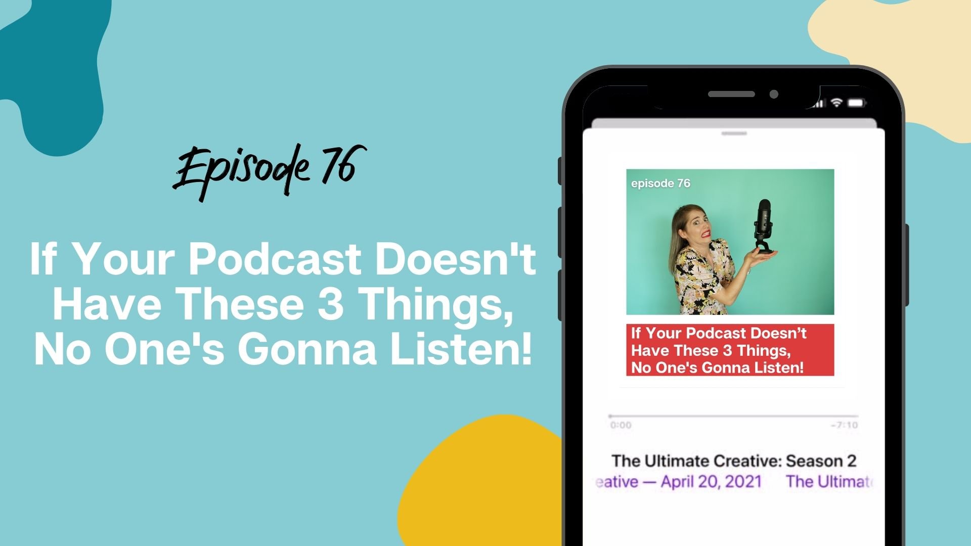 If Your Podcast Doesn’t Have These 3 Things, No One's Gonna Listen!